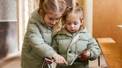 Children enjoying a trail